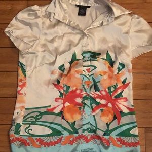 Bcbgmaxazria floral print top